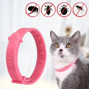 pet dog cat collar anti flea mite lice insecticide mosquito outdoor adjustable pet collar cat accessories long term protection