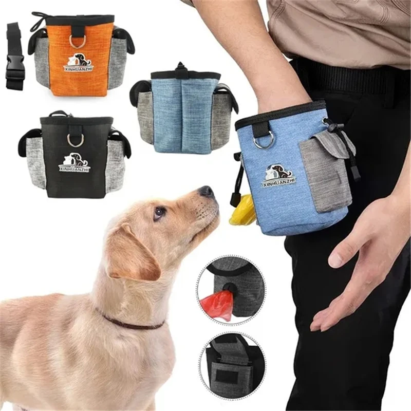 portable feeding outdoor pet dog treat pouch portable dog training bags pet snack food container puppy snack reward waist bag portable feeding outdoor pet dog treat pouch portable dog training bags pet snack food container puppy snack reward waist bag