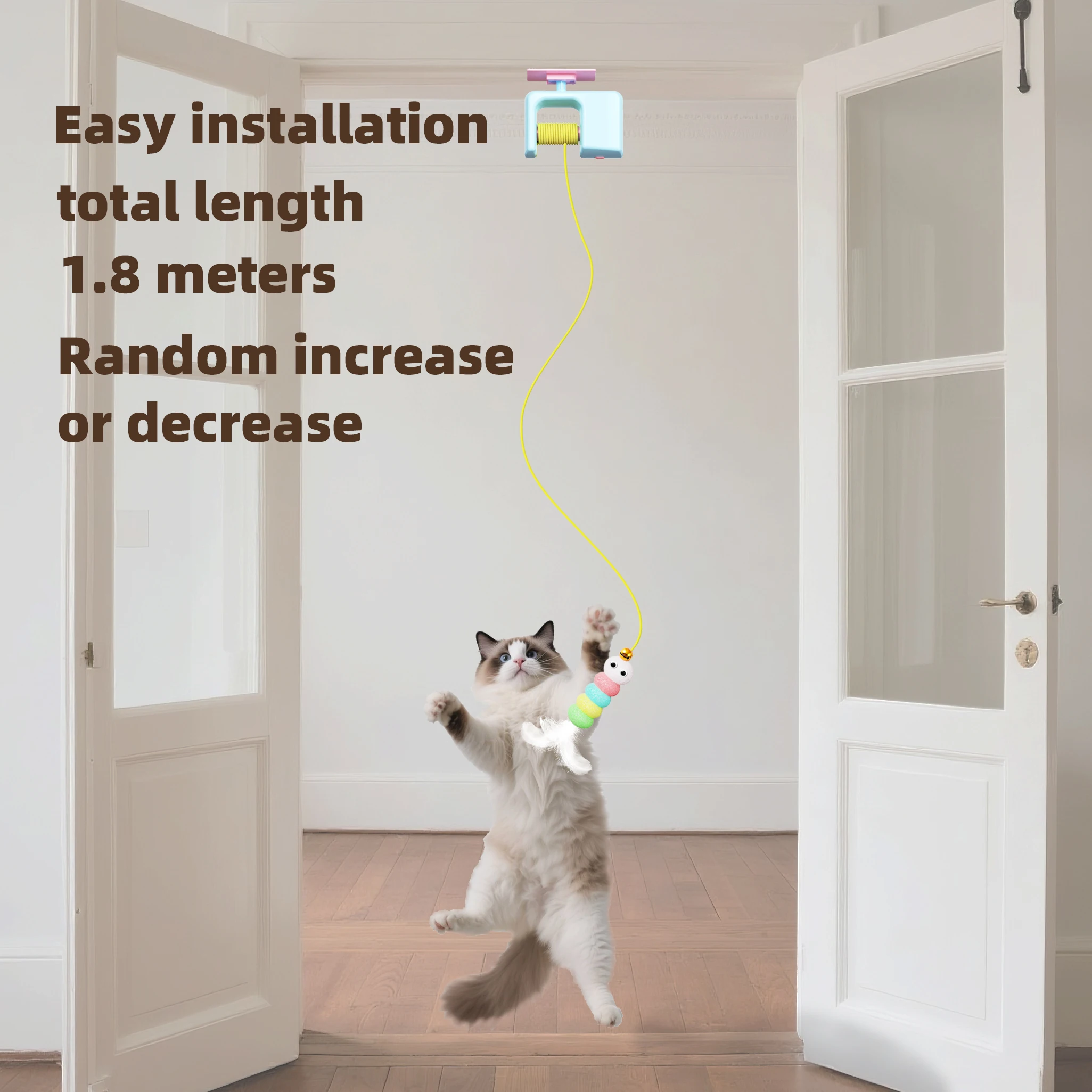 cats toys pet stress relief rechargeable interactive hanging door automatic electric flying bird cat toy for hunt elastic rope cats toys pet stress relief rechargeable interactive hanging door automatic electric flying bird cat toy for hunt elastic rope