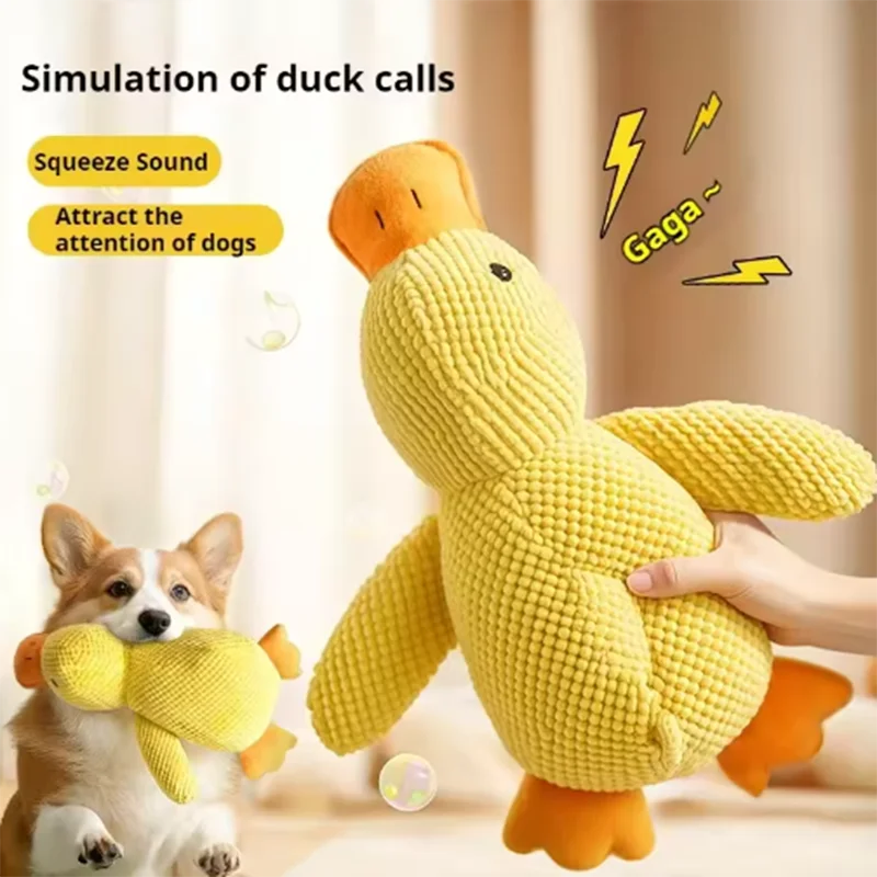 dog sleeping with a dog hug duck toys to relieve boredom of little yellow duck pet interactive plush doll pet supplies dog sleeping with a dog hug duck toys to relieve boredom of little yellow duck pet interactive plush doll pet supplies