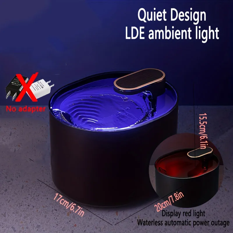 premium 3l automatic pet water fountain – ultra quiet smart filtered drinker for cats & dogs premium 3l automatic pet water fountain – ultra quiet smart filtered drinker for cats & dogs